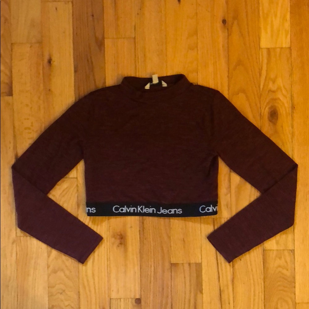 Calvin Klein Long Sleeve Crop